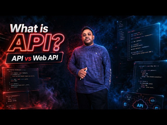 API VS Web API explained in simple way  | Javascript Deep Dive