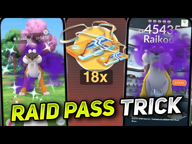 How to Get 18 Free Raid Pass in Pokemon Go 2026 | Shadow Raikou Raid Day Special Raid Pass Trick