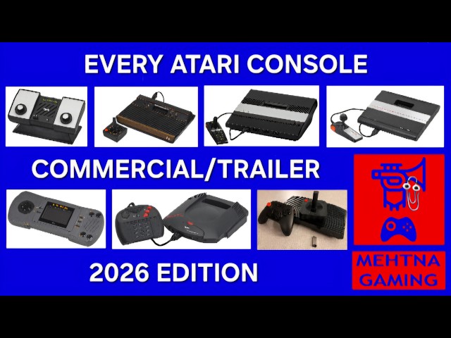 Every Atari Console Commercial/Trailer! (2026 Edition)