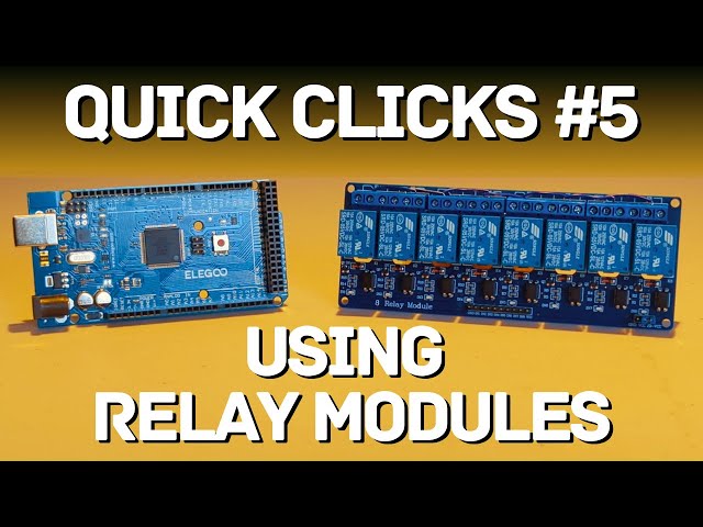 Using Relay Modules with Microcontrollers