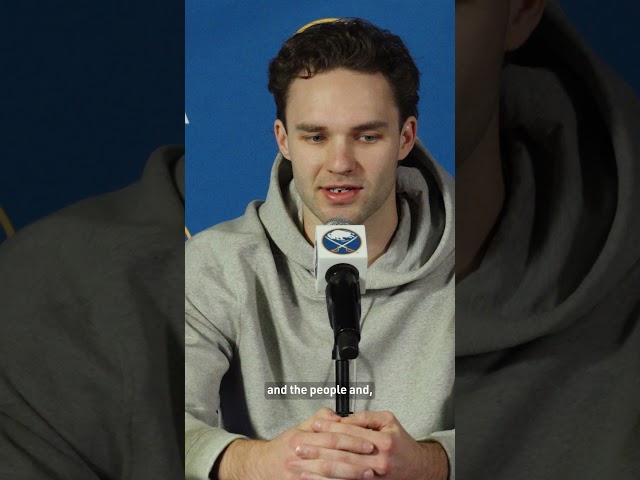 Norris sobre cómo se ha adaptado a Buffalo 🤝 #buffalosabres #joshnorris #nhl