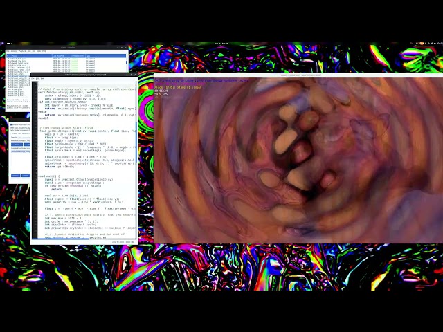 ACMX2 -  A Tool for Art with Fragment/Compute Shaders using GLSL. #creativecoding