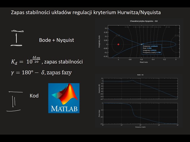 Sterowanie ciągłe | Zapas stabilności – Bode i Nyquist | MATLAB