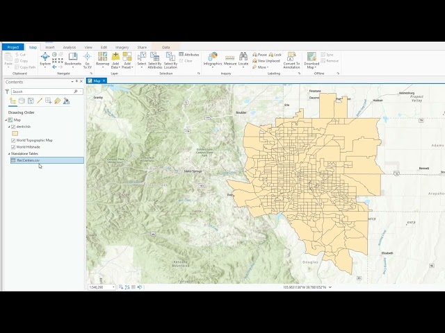 Geocoding addresses