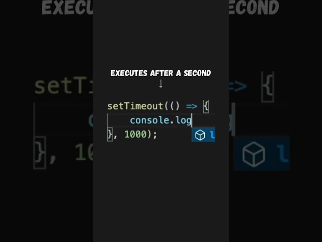 when to use setTimeout() or setInterval() #coding #javascript