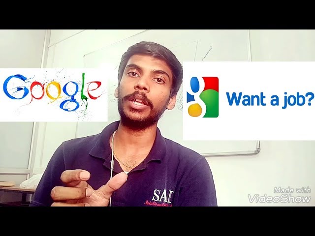 Need a job in Google? - Its Simple !