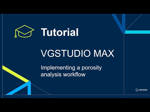 Porosity analysis with P203 - Implementing a porosity analysis workflow
