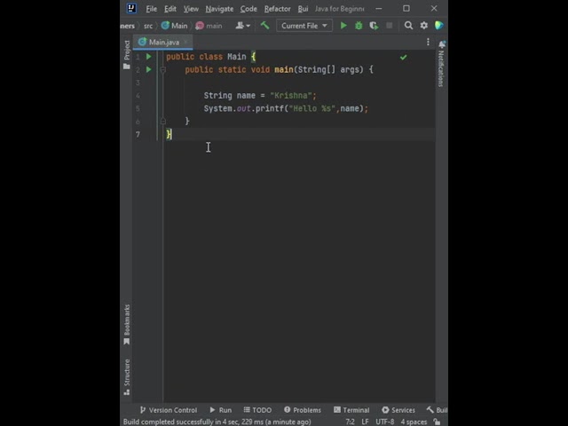 What!!!!!! printf function in java...