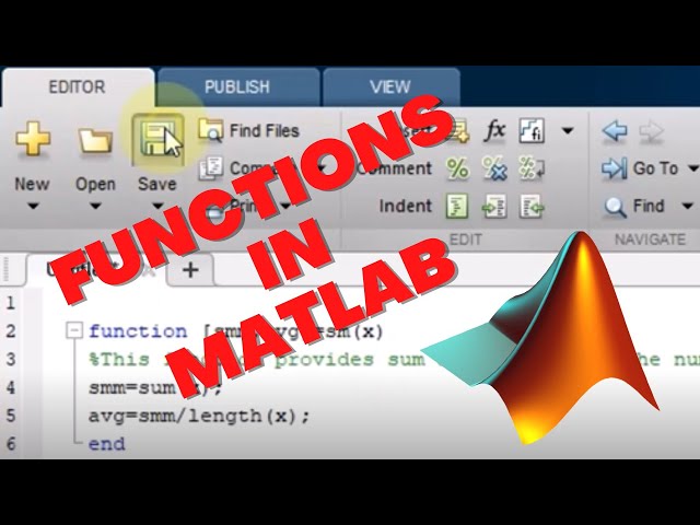 How to Write Functions in MATLAB