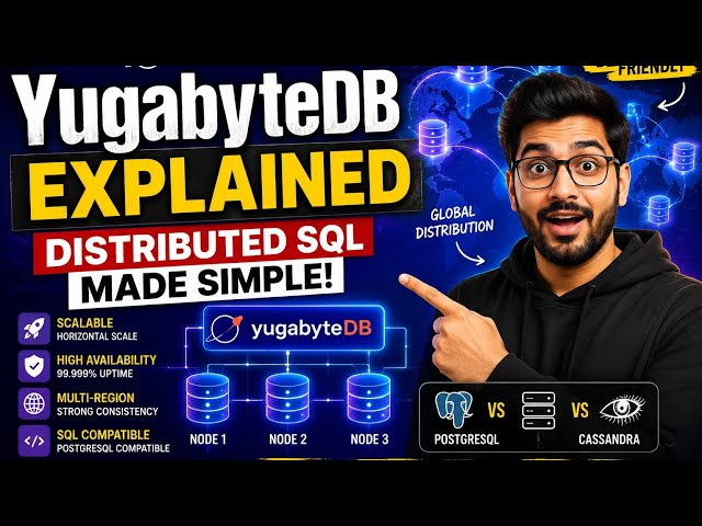 YugabyteDB Explained in Simple Language | Distributed SQL Database for Beginners