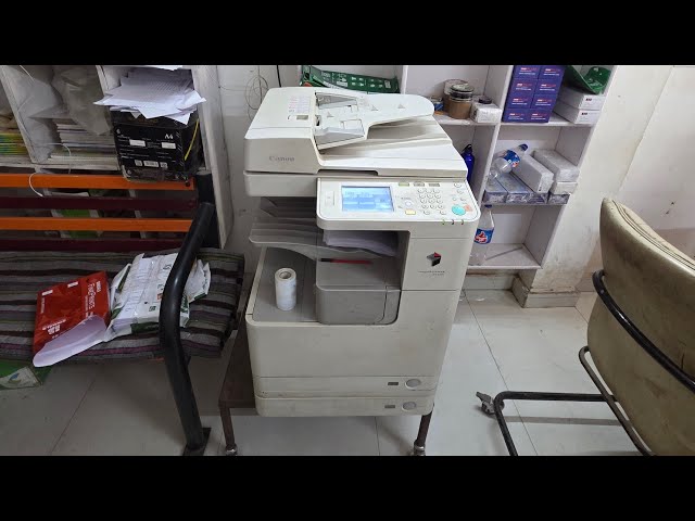 Canon Image Runner 2525 Network Printing Setup | Network Printing - Full Detail Video