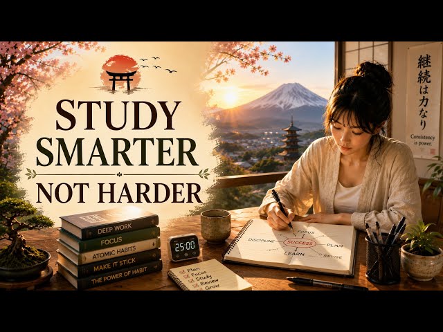 5 Japanese Habits to Study Smarter, Not Harder 📚 | Study Tips That Actually Work