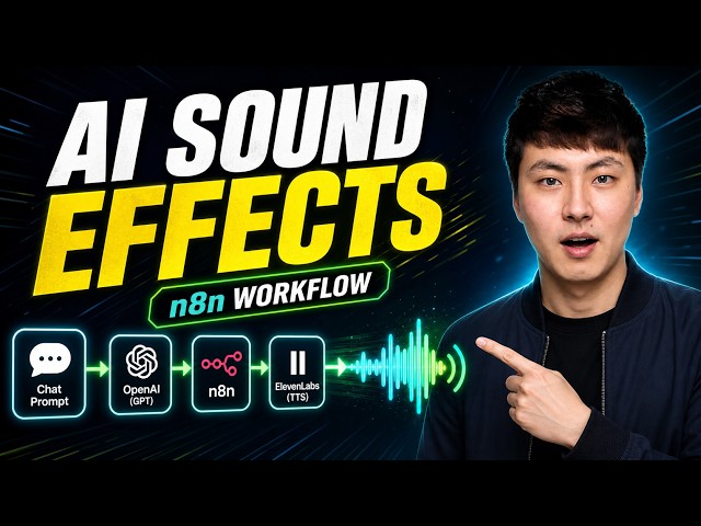 Turn a simple chat message into a ready-to-use AI sound effect — automatically