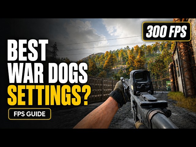 I Tested WARDOGS Settings — Here’s the Best FPS Setup