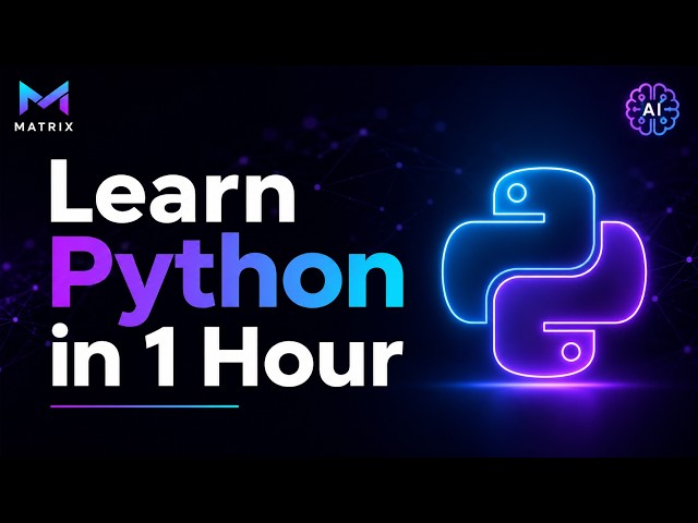 Learn Python in 1 Hour || بالعربي