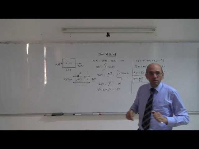 System Modelling I:  Deriving the transfer function of an RC circuit, 6/3/2014
