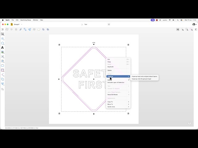 How to Group and Ungroup Vectors | Editing Tools | Spark Tutorials