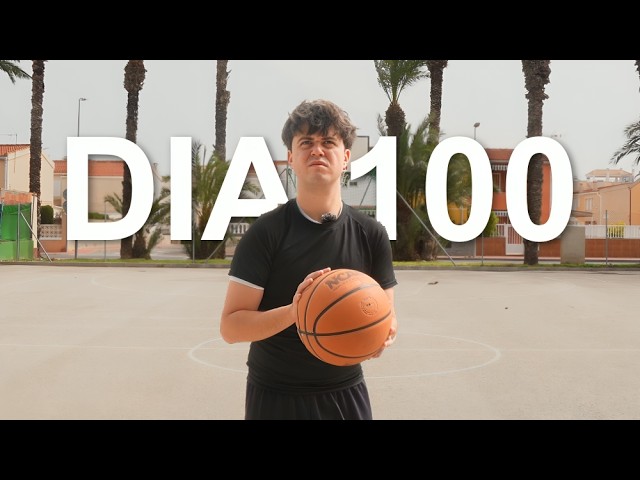 I have trained in basketball for 100 days.