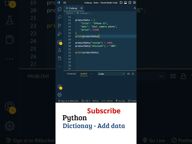 Python In Telugu: Python Dictionary (Add Items), Python For Beginners In Telugu, Python Interview