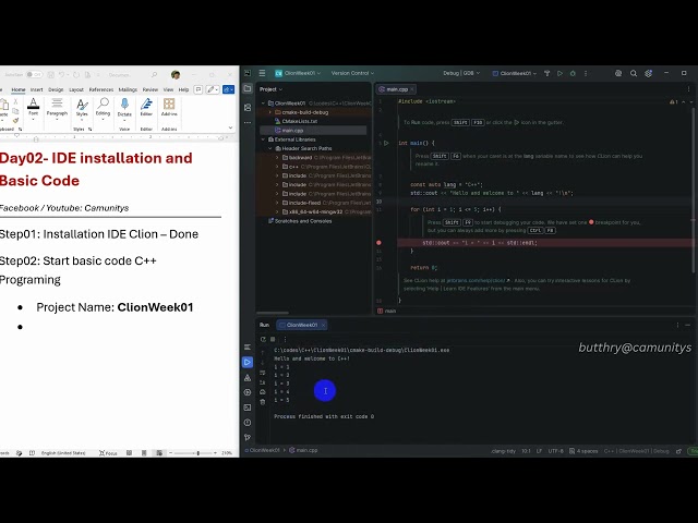 Day02 - First start of Coding file on Project | C++ Programming Khmer