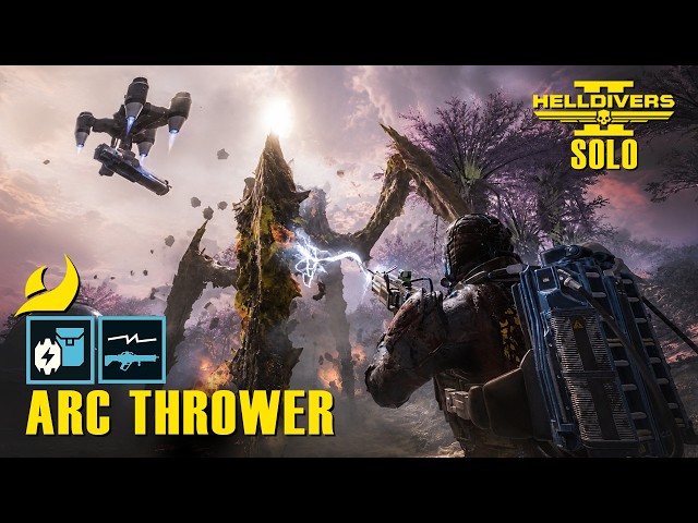 Helldivers 2 – Arc Thrower & K-9 Are an Insane Combo | Solo Deathless | Super Helldive