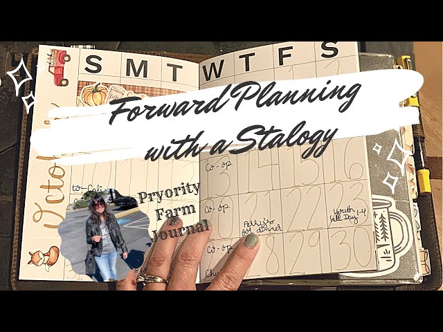 How I Handle Forward Planning in a Stalogy / bujo forward planning / monthly planner /