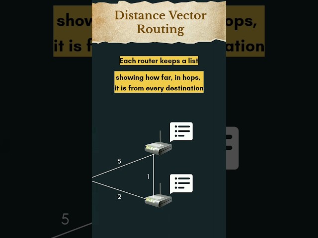 distance vector routing in computer networks | #computernetworks #networking