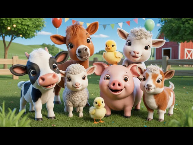 Old MacDonald's Farm + More Animal Song | Farm Animal Songs | Nursery Rhymes & Kids Songs