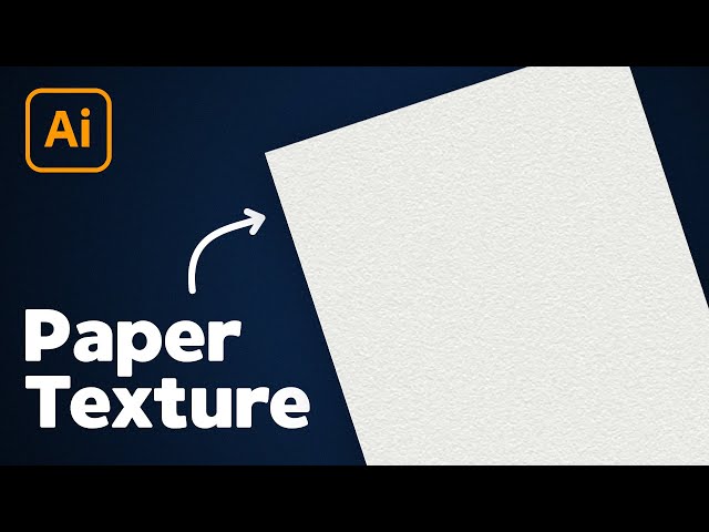 How to Make a Paper Texture in Illustrator