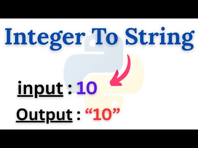 Convert Integer to String in Python Without Built-ins | Interview Questions