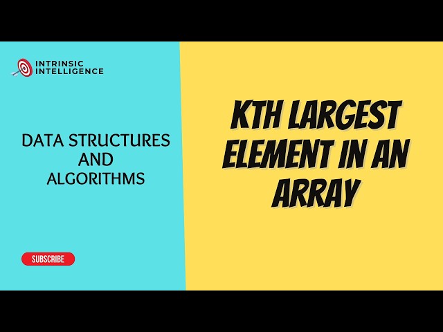 The Min Heap Trick for Kth Largest Element (Interview Favorite!)