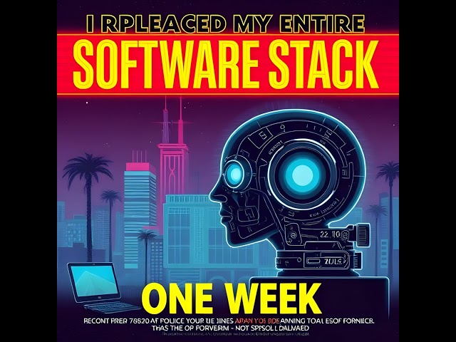 I Replaced My Entire Software Stack with AI for One Week