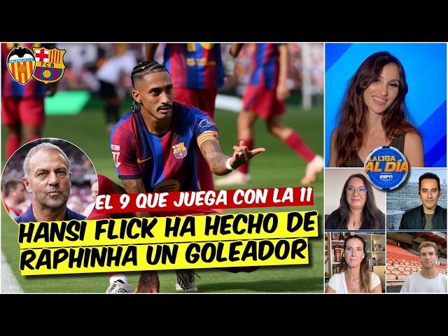Raphinha EL NUEVE que JUEGA con la 11. Flick ACERTÓ en apostar por el BRASILEÑO | La Liga Al Día