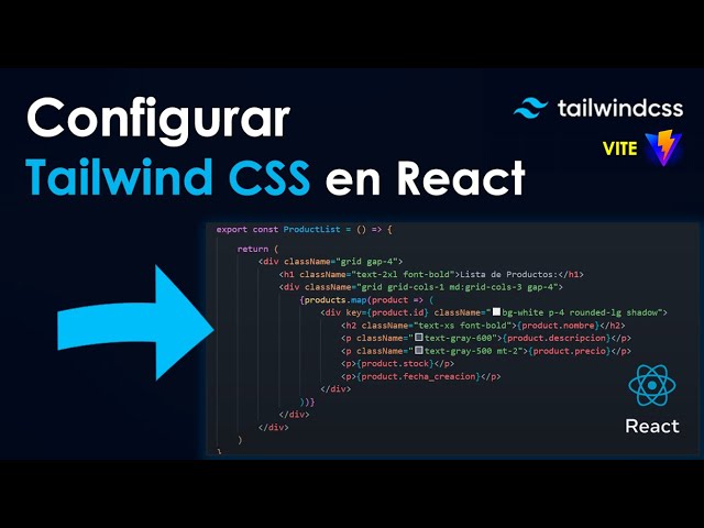 ✅ Cómo Configurar TailwindCSS en Proyecto React con Vite #react #tailwindcss