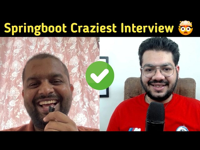 Java Spring Boot 3 Yrs Interview Experience