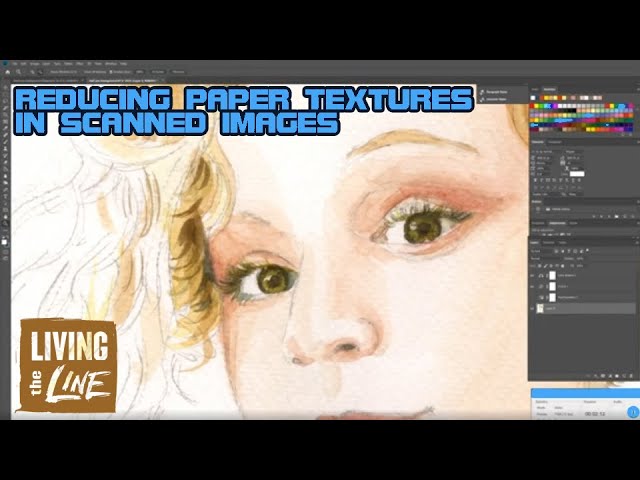 Reducing Paper Texture in Scanned Images