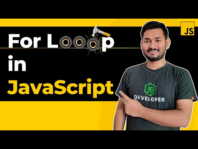 For Loop in JavaScript | The Complete JavaScript Course | Ep.26