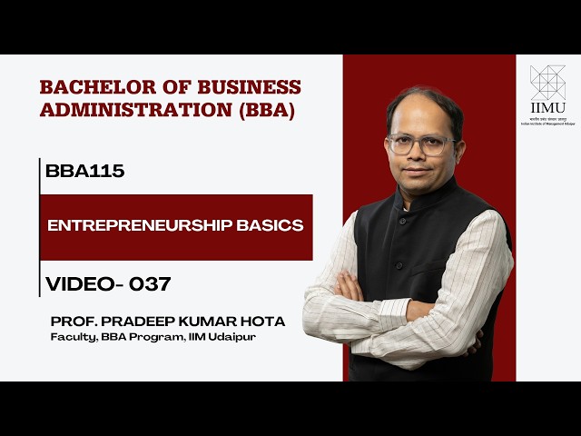 BBA115-034 (Prof. Pradeep Kumar Hota)