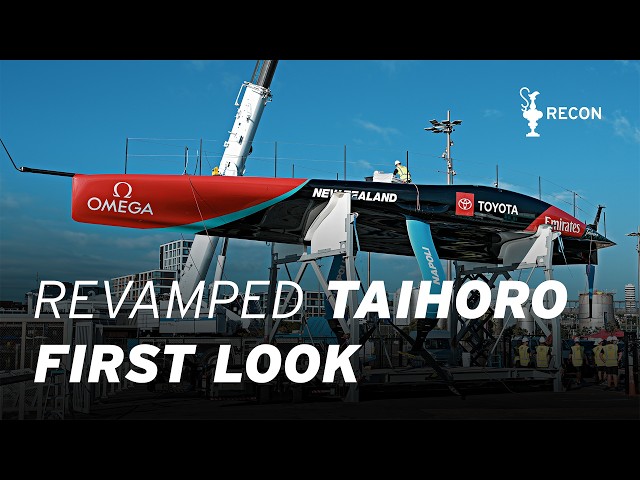 RECON | First Look at Emirates Team New Zealand Updated Taihoro for AC38#AmericasCup #AC38