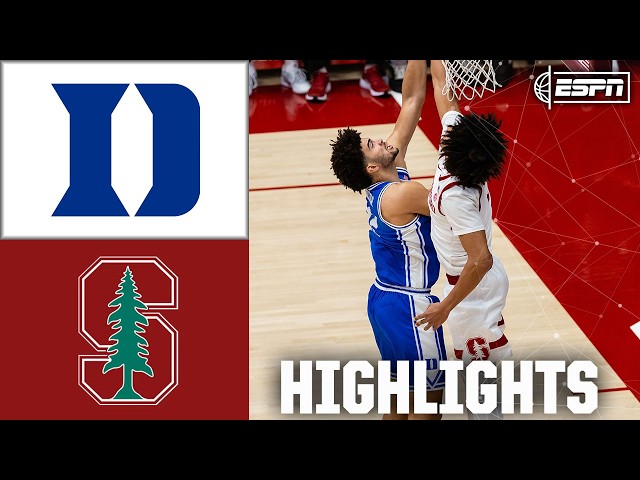 DOMINATION 🍿 Duke Blue Devils vs. Stanford Cardinal | Full Game Highlights | ESPN College Basketball
