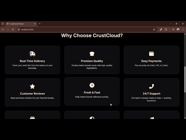 ✨Sneak peek of CrustCloud– My new project built with Node.js, Express, EJS & MongoDB.#Coding_by_Acdr