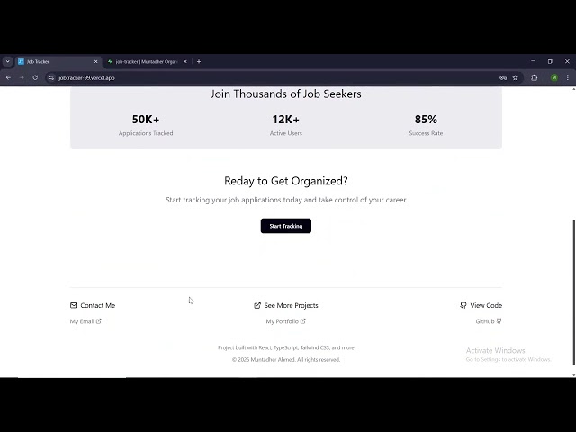 JobTracker | React & TypeScript Job Application Tracker with Supabase