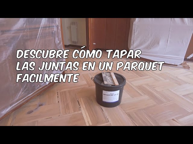 Fill parquet joints with this premium product