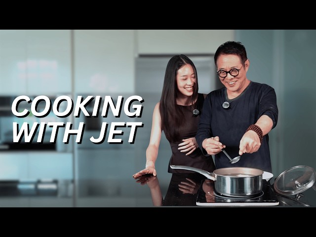 Jet Li Tries Cooking