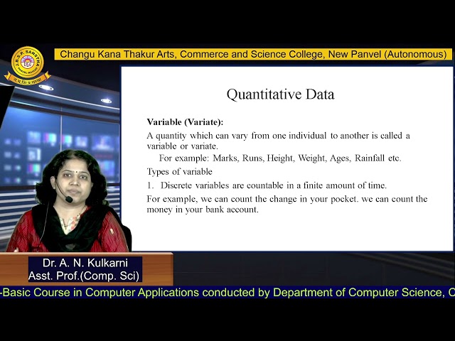 Unit 2.1.1  Data Types and Data Presentation