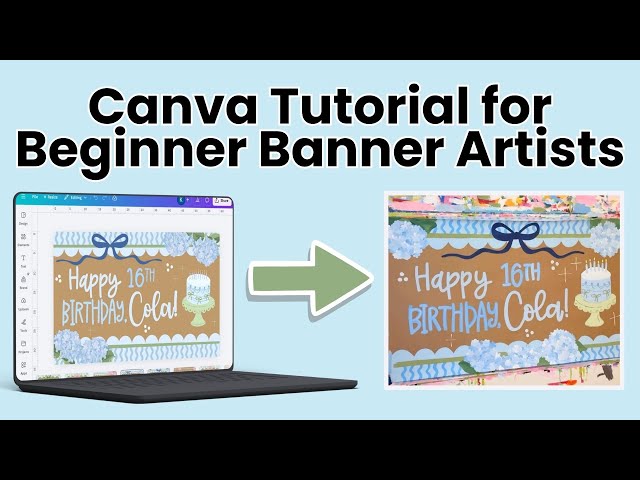 New to banner painting? This is the FIRST Canva tutorial you need!
