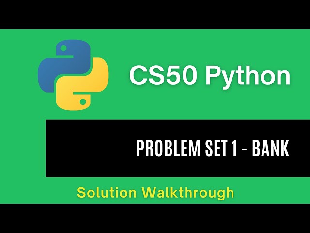CS50 Python 2025 – Problem Set 1: Home Federal Savings Bank | Full Solution