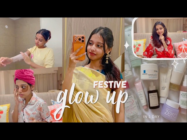 Festival Glow Up in 1 Day🪷✨|| Cuddle Cloud