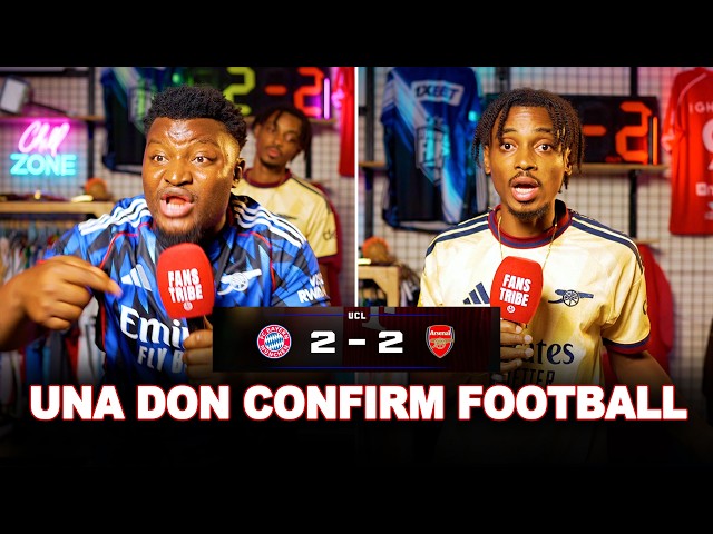 BAYERN MUNICH 2-2 ARSENAL ( Godfrey & Ade - NIGERIAN FANS REACTION) -CHAMPIONS LEAGUE 2026/2027