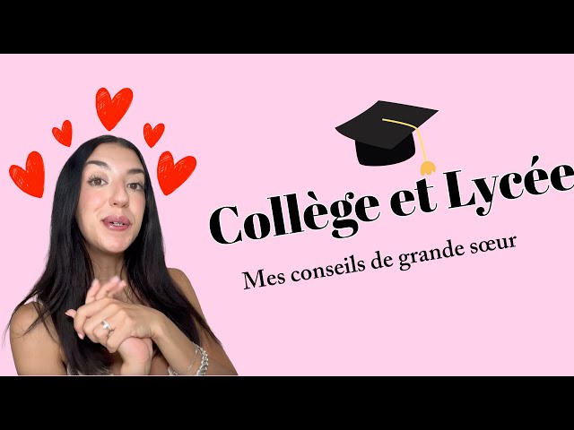 Middle School & High School: My Big Sister Advice